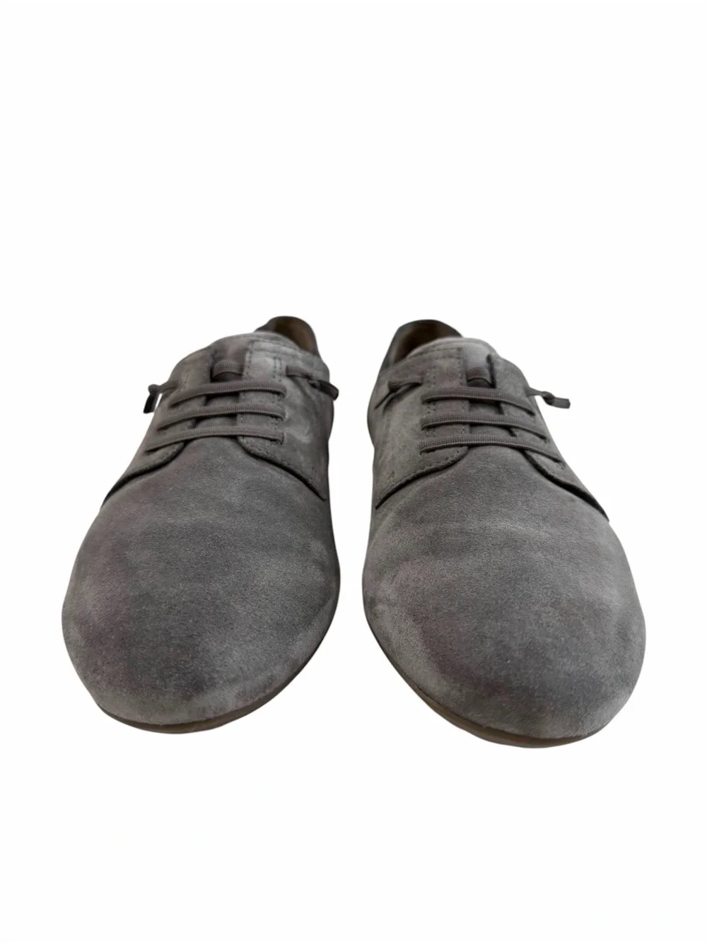 Paul Green Elastic Lace Slip-On Grey Suede  Oxford Shoes Women’s Size 7